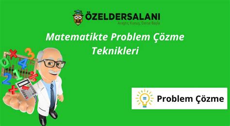 matematik problem çözme teknikleri pdf